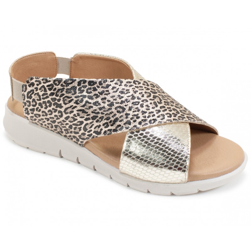 Producto SANDALIA CRUZADA VALERIA´S PLATINO