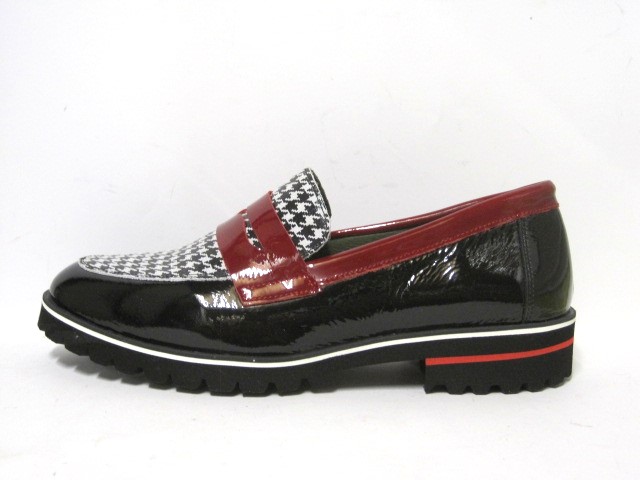 Producto MOCASIN PATA DE GALLO NEGRO/BLANCO