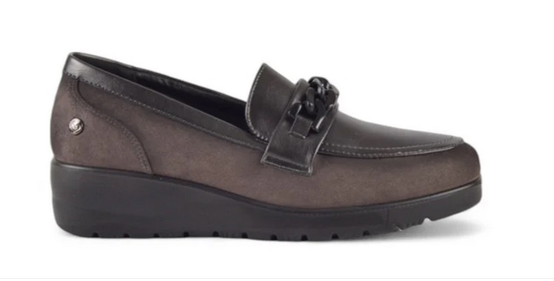 Producto MOCASIN CON APLIQUE AMARPIES PLOMO