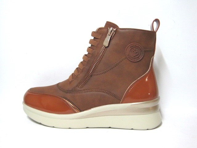 Producto BOTIN COMFORT CREMALLERA ELASTISCOS AMARPIES CUERO