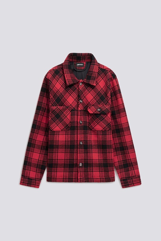 Producto SOBRECAMISA GAS FYLLEI YOKE CUADROS ROJO
